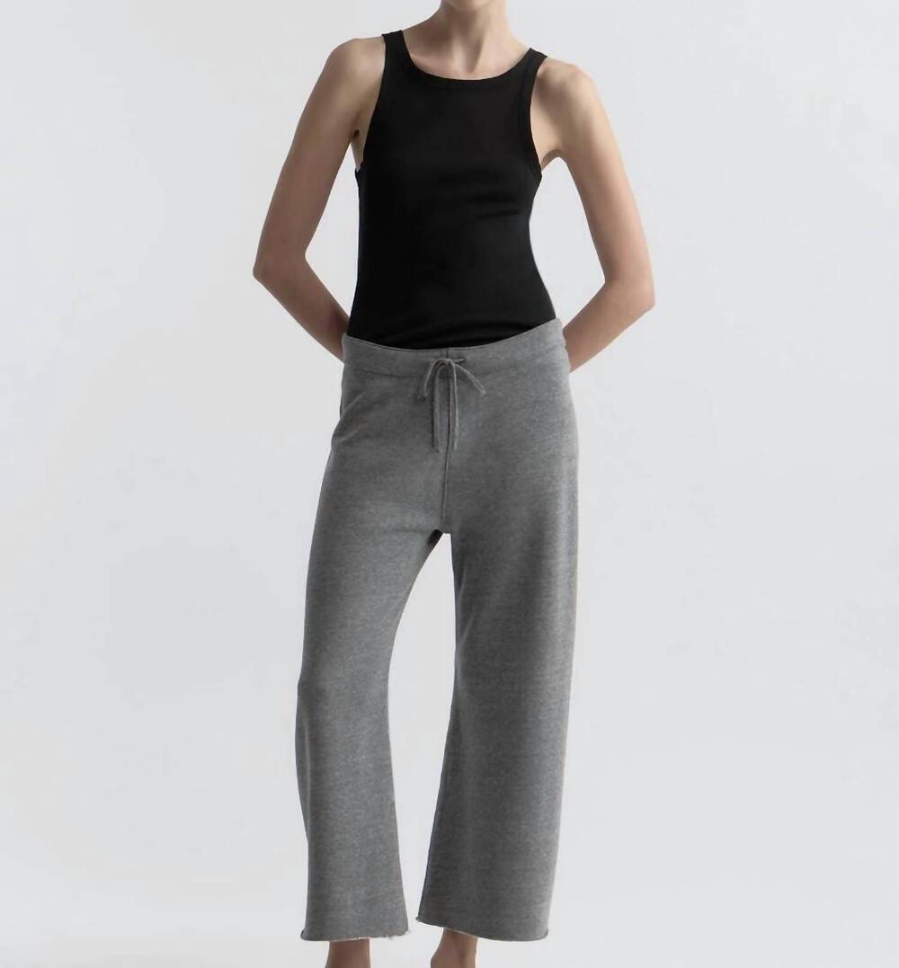 NEW NILI LOTAN kiki sweatpants in heather grey